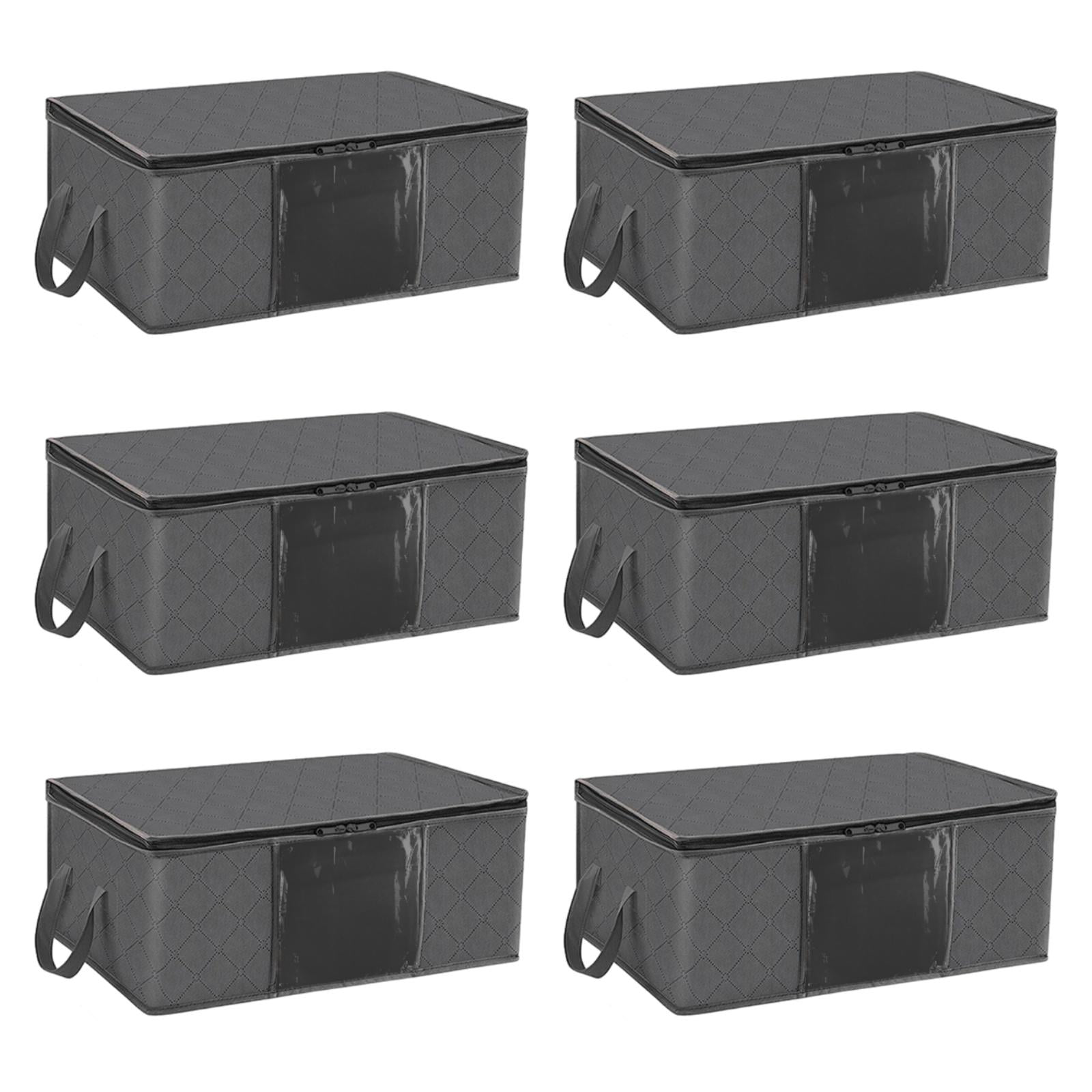 Bothyi - Bolsa De Almacenamiento De Ropa De 6 Piezas, Bolsa De Cama Plegable Para Abrigos, Ropa, Almohadas, 60 L, 55 X 35 X 32 Cm