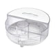 thumbnail image 5 of Estante De Maquillaje Cosmético Organizador Contenedor De Mesa Para Tocador De Baño Transparente Con Tapa, 5 of 5