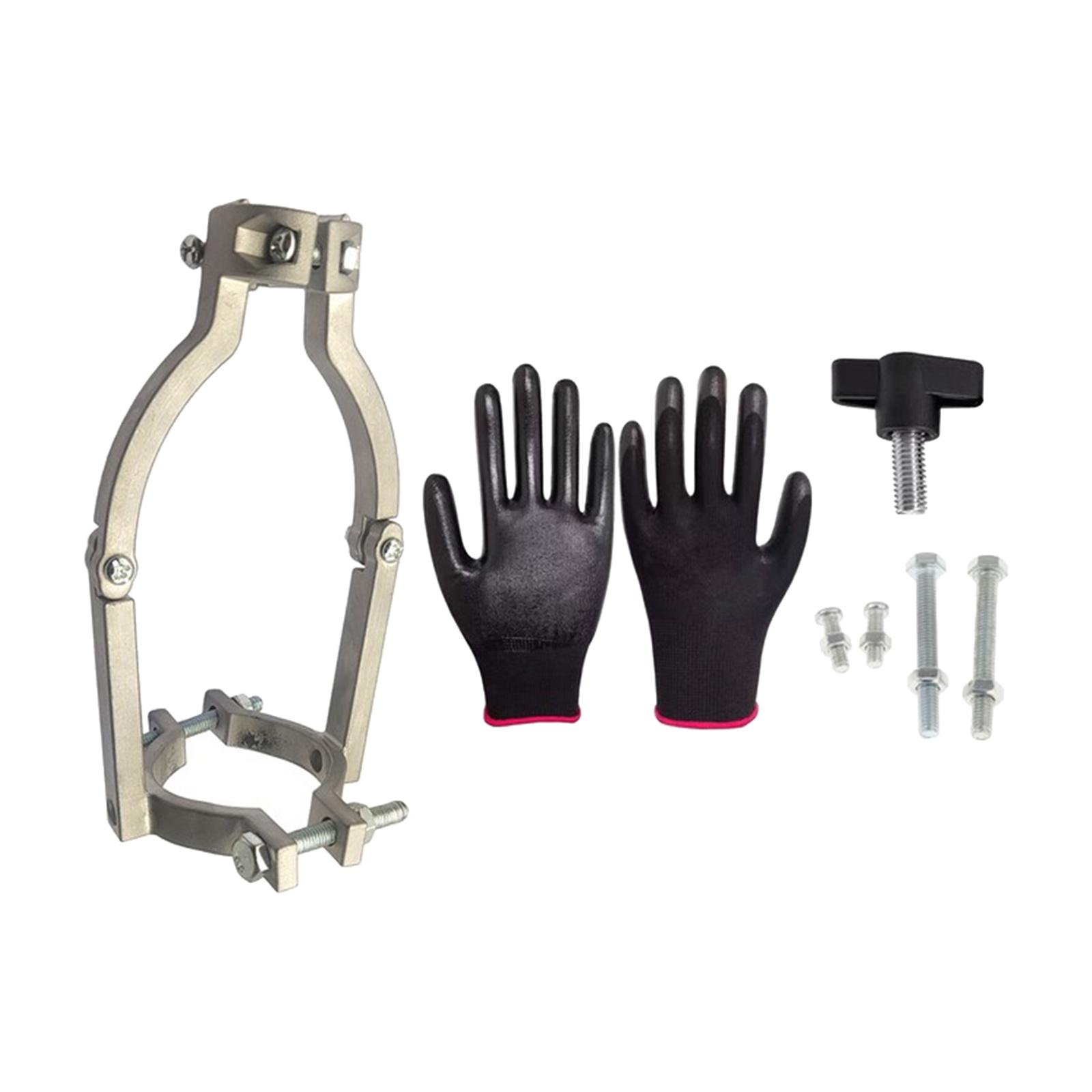 Magideal - Convertidor De Máquina De Espiga Cuadrada, Herramienta De Ubicación, Diámetro De Abrazadera De 1,5 Pulgadas ~ 2,2 Pulgadas Con Guantes, Convertidor De , Juego Completo