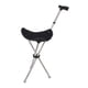 thumbnail image 3 of Bastón Con Asiento Para Caminar, Portátil, De Viaje, Ligero, Plegable, Color Negro, 3 of 3