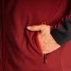 thumbnail image 5 of Sudadera con capucha KLIM Glacier - Talla mediana, color Cabernet y negro, 5 of 5