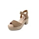 thumbnail image 4 of Sandalia Gamuza ecológica ZB019 Beige, 4 of 6
