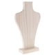 thumbnail image 3 of Busto sin pintar de madera natural del maniquí para la exhibición L-30.8cm de la joyería del collar, 3 of 3