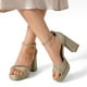 thumbnail image 3 of Sandalia Taco Alto Moda Mujer Weide YOU521, 3 of 8