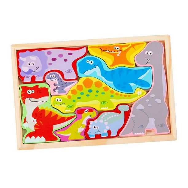 Rompecabeza Puzzle Encaje De Madera Juguete Didactico Niños