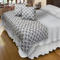 Mallorca - Piecera Con Fundas Aspen Grafito Reversible