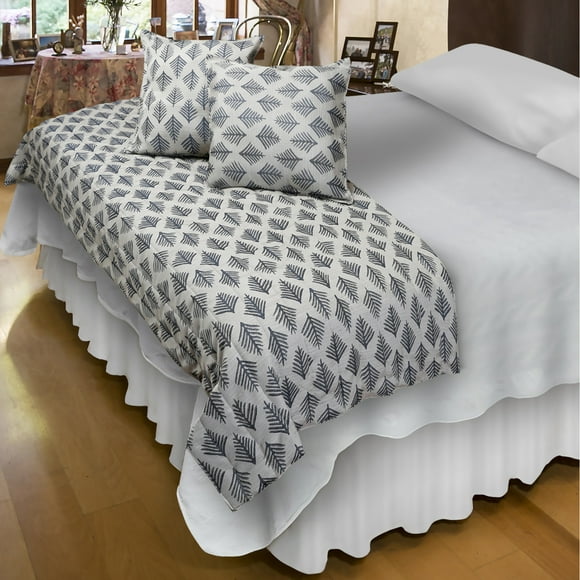 Piecera Con Fundas Aspen Grafito Reversible