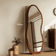 thumbnail image 2 of Espejo Irregular Cuerpo Entero Nogal 170x70cm Madera, 2 of 6