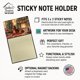 thumbnail image 3 of Soporte para notas adhesivas Caroline's Treasures Redbone Coonhound, 3 of 7