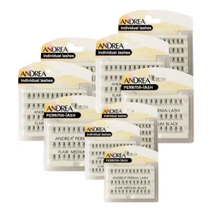 Linastore - Pack 10 Pestañas Andrea En Racimo Short Cortas Profesional