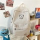 thumbnail image 1 of Girls School Bags for Teen Cute Cartoon White Nylon Middle Student Backpack Women, 1 of 3
