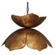 thumbnail image 1 of Lámpara colgante MAKLAINE 51 cm Diseño loto dorado 60 W, 1 of 4