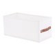 thumbnail image 1 of REGALWOVEN Cubo de Almacenamiento, Cestas de Almacenamiento de Tela Plegables con Asas, 1 Paquete de Cesta de Almacenamiento para Organizar Ropa Blanca 14*7*7in, 1 of 7