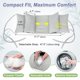 thumbnail image 4 of Almohada Mybow para Dormir de Espalda con Soporte de Cuello Ajustable, 4 of 6