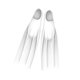thumbnail image 5 of Aletas De Snorkel Para Hombres Y Mujeres, Zapatos De Natación De Viaje, Aletas Largas De Silicona, Aletas De Natación M Blanco, 5 of 5