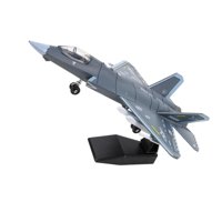 Magideal - Diy J35 Fighter Jet Asamblea De Aviones De Ensamblaje Modelo De Ciencias Para La Colección De Aviones De Decoración Del Hogar Fácilmente Instalar El J