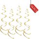 thumbnail image 4 of Decoraciones colgantes en forma de espiral para construcción, 30 piezas - HADEEONG, 4 of 9