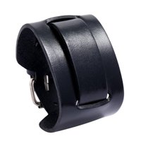 Ioensy - Pu Cuero Punk Pulseras Ajustable Joyería Regalos Para Hombres Mujeres Fiesta Negro