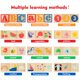 thumbnail image 4 of Juguete ABC de madera Building Blocks Gemileo, 36 unidades, para niños pequeños de 1 a 3 años, 4 of 7