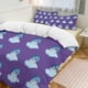 thumbnail image 1 of Purple Sadness Inside Out Comforter Set Soft 3 Pcs Twin Bedding Sets Thicken for All Season, 1 of 5