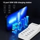 thumbnail image 3 of Bloque de carga USB BLECDGF de 10 puertos 50 W 10 A para iPhone/iPad, 3 of 6