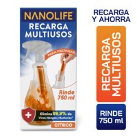Nanolife - Multiusos Desinfectante - Aroma Cítrico - Recarga (1X)
