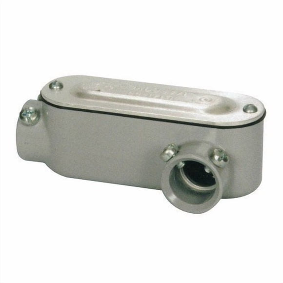 Cuerpo de conduit Morris 14210 de aluminio EMT LL rosca de 1/2"