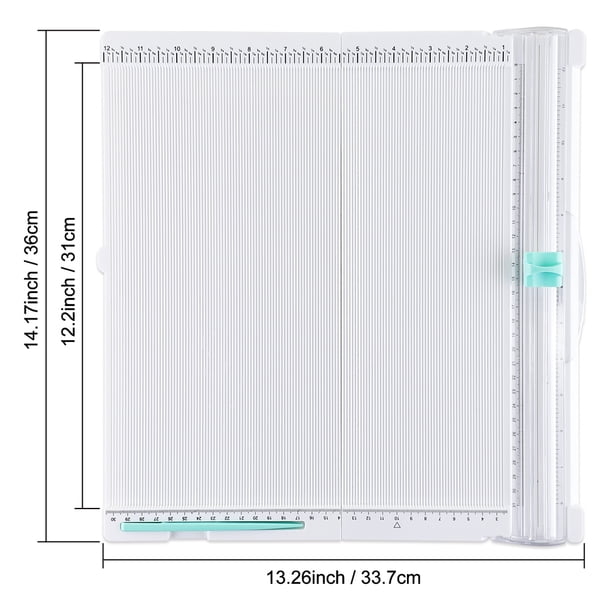 Create Perfect Crafts with our Lightweight and Foldable Paper Trimmer Scoring Board Craft Paper Cutter Folding Scorer - 36x33.7cm (14.1*13.3inch)