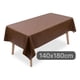 thumbnail image 3 of Mantel De Hule Mesa Rectangular Diseño Liso 140x180cm marron 0, 3 of 4