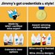thumbnail image 3 of Juego de 3 bolsas de vino reutilizables a prueba de fugas JIMMY THE FOX, 3 of 9