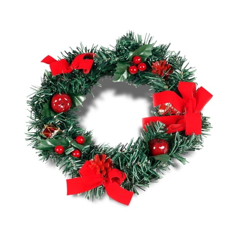 Inspiracci - Corona Navidad 30 Cm Rojo