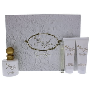 Jessica Simpson - Fancy Love By Para Mujer - Set De Regalo Edp Spray, Mini Spray Edp, Loción Corporal, Gel De Baño Y Ducha
