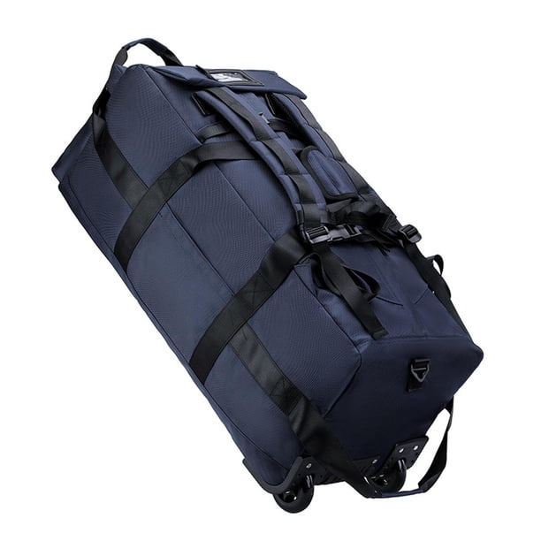 Bolsa De Lona Con Ruedas Bolsita De Viaje De Transporte Grande Para La Playa De Picnic Acampando Azul