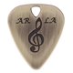 thumbnail image 1 of Metal Guitar Pick Plectro Para Guitarra Acústica Bajo Parte Bronce, 1 of 3