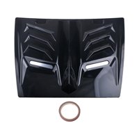 Ioensy - Cubierta Decorativa Del Capó De Ventilación Del Capó De La Entrada Del Flujo De Aire Del Coche Negro De Alto Rendimiento
