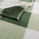 thumbnail image 5 of Manta de Cuadros PiccoCasa Manta Peluda de Felpa para Cama, Verde y Blanco Mascota-30"*40", 5 of 7