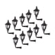 thumbnail image 5 of 10 Uds. Apliques De Pared LED Para Casa De Muñecas Para Decoración De Casa De Muñecas 1/87 Luces De Calle Luz Fría, 5 of 5