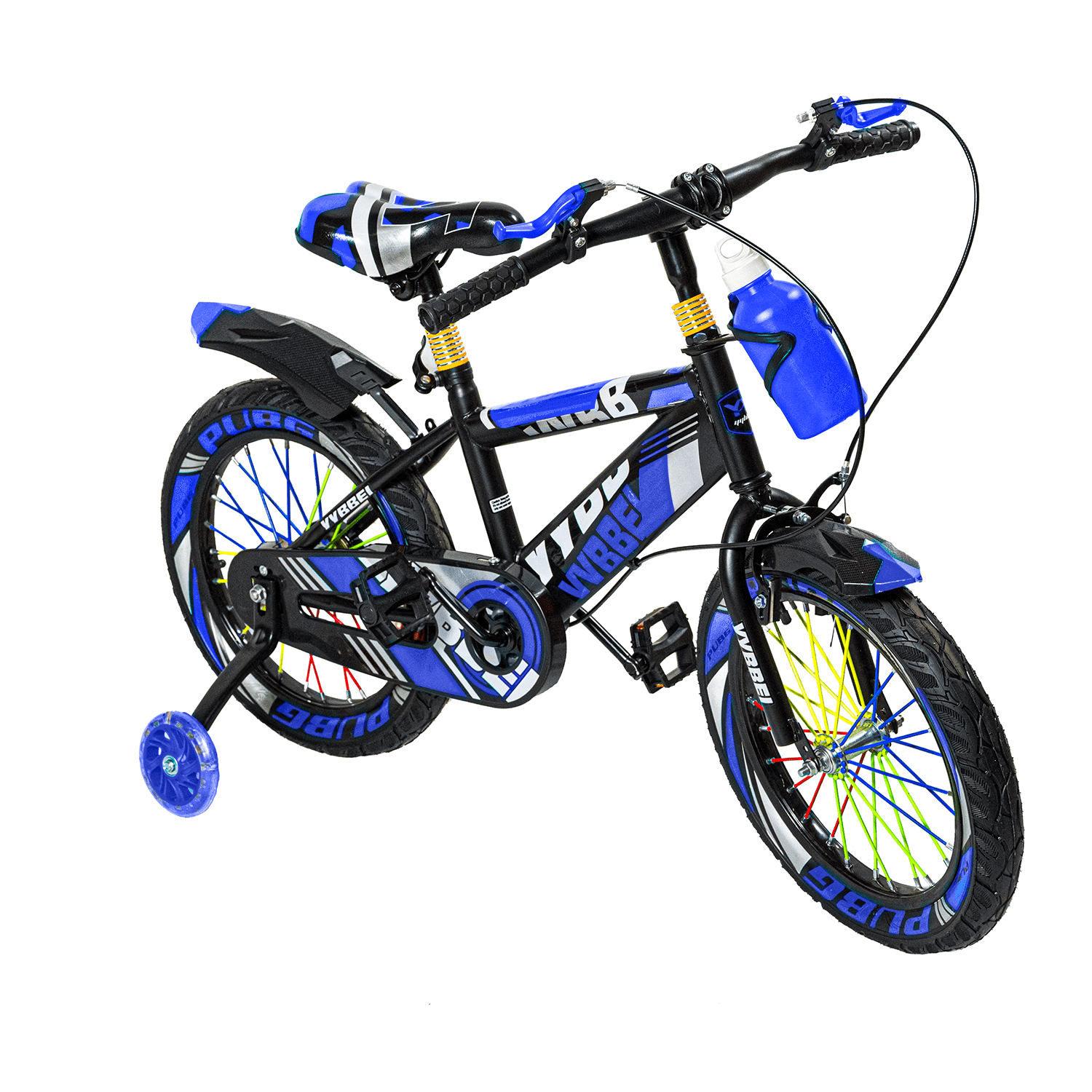Mundo Online - Bicicleta Niño Infantil Montain Bike Mtb Con Ruedas Aro 12 Azul
