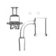 thumbnail image 3 of Accesorios Para Teteras De Cuarzo Portátiles Productos Para Instrumentos De Vidrio De Cuarzo De 95 Mm, 3 of 5
