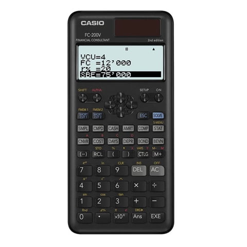 Calculadora Casio Financiera Fc 200V – V2