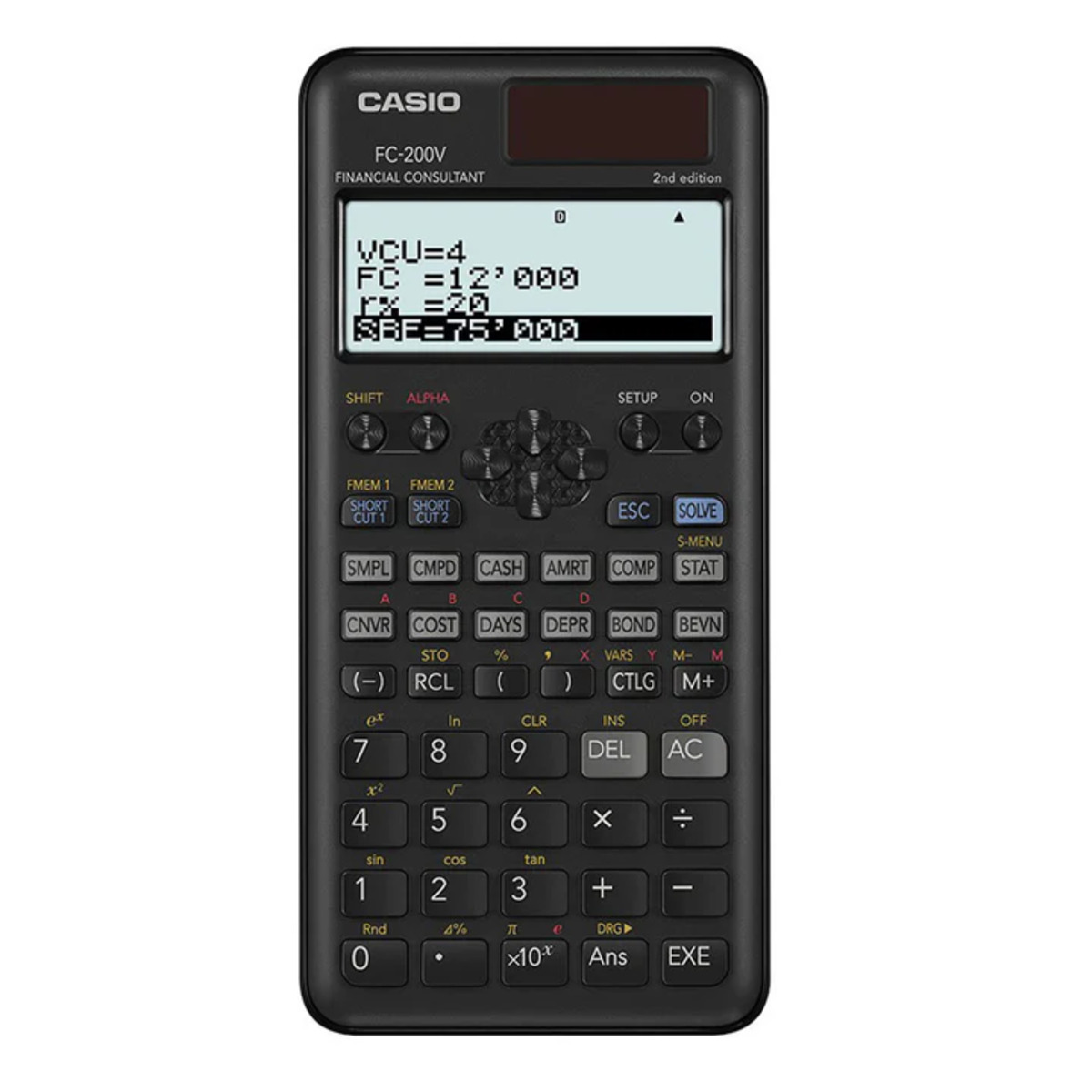 Calculadora Casio Financiera Fc 200V – V2