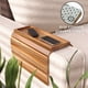 thumbnail image 4 of Bandeja plegable para brazo de sofá de madera de acacia Danfoxer con antideslizante, 4 of 6