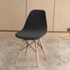 thumbnail image 1 of suxuMhao Funda Elástica Negra para Silla, Paquete de 2, Protectores Esponjosos para Sillas de Comedor sin Brazos, Tamaño Universal, Fundas Antipolvo para Sillas sin Brazos con Respaldo Curvo, Fundas, 1 of 5