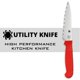 thumbnail image 2 of Cuchillo utilitario de cocina Spyderco, hoja ligera de 4,5 cm, 2 of 8