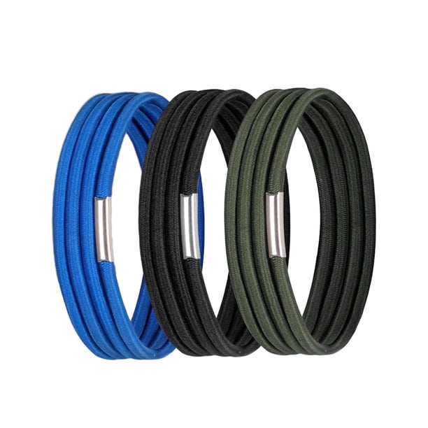 Juego de 3 correas para cubos de basura, bandas de goma, correas elásticas para cubos de basura, para cocina, picnic, arenero para gatos, y ofic