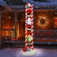thumbnail image 1 of Decoraciones inflables navideñas Joliyou de 3 m con Papá Noel con reno, 1 of 3