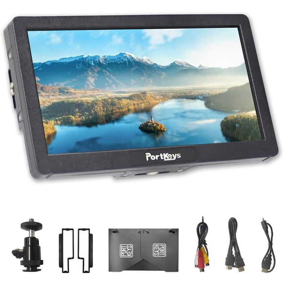 Cámara y monitor de campo Portkeys HD7H de 7 pulgadas y 1000 nits de alto brillo