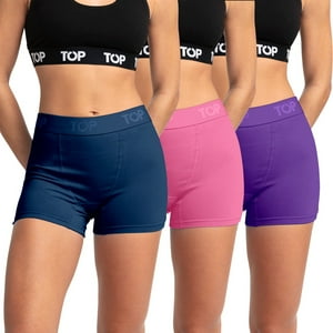 Top - Bóxer Corto Mujer Algodón Pack 3 C3