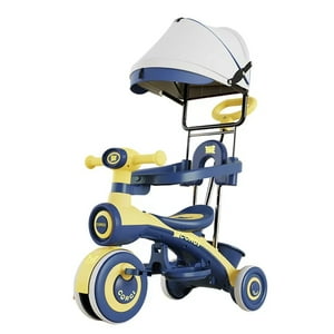 Crusec - Triciclo Infantil Musical Con Toldo Ajustable Y Luces