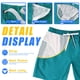thumbnail image 3 of Shorts De Baño De Secado Rápido Para Hombre Verde Oscuro 18 Cm, 3 of 6